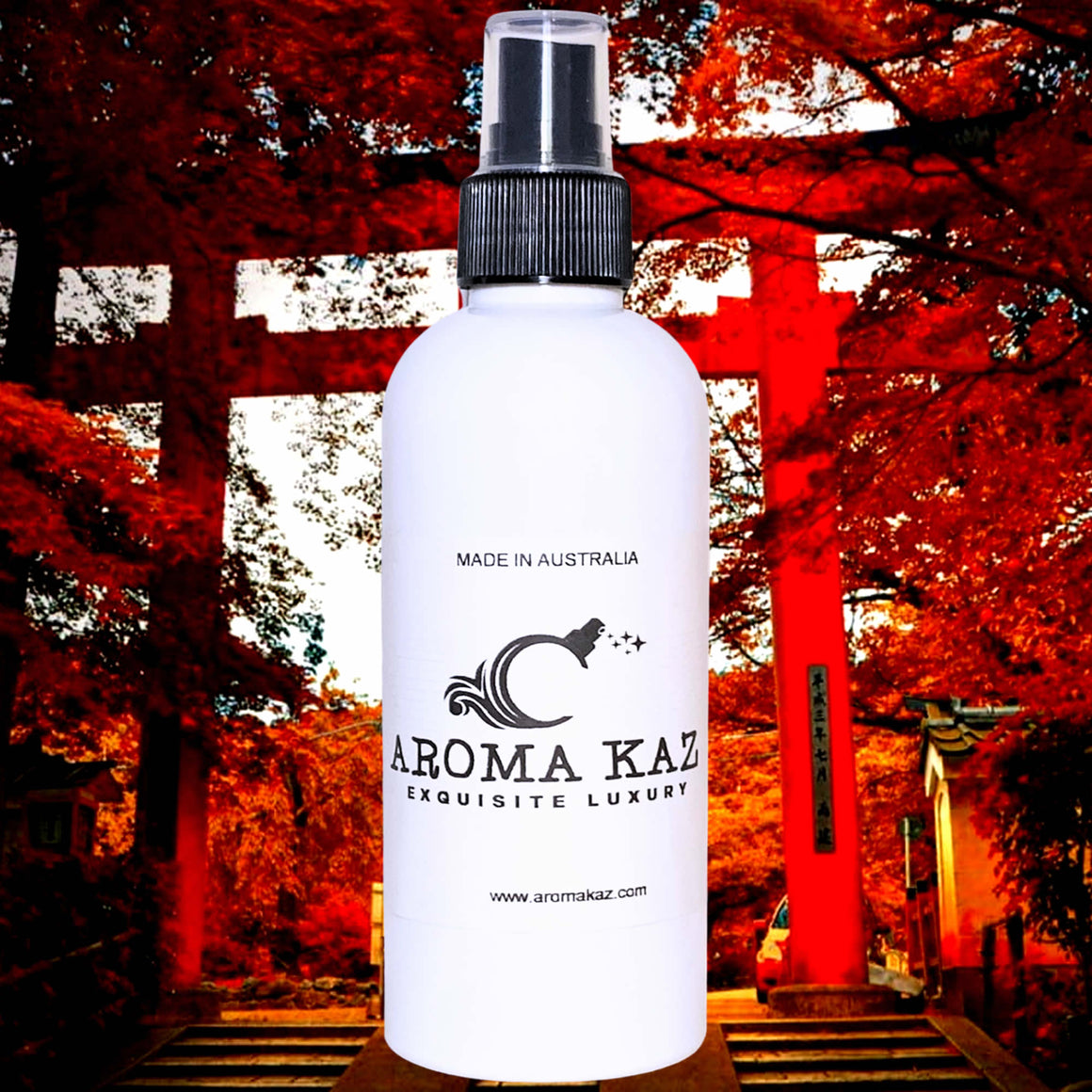 Oriental Sandalwood Body Spray Mist – vegan, cruelty-free body spray featuring warm smooth sandalwood and soft oriental spice, handmade in Australia.