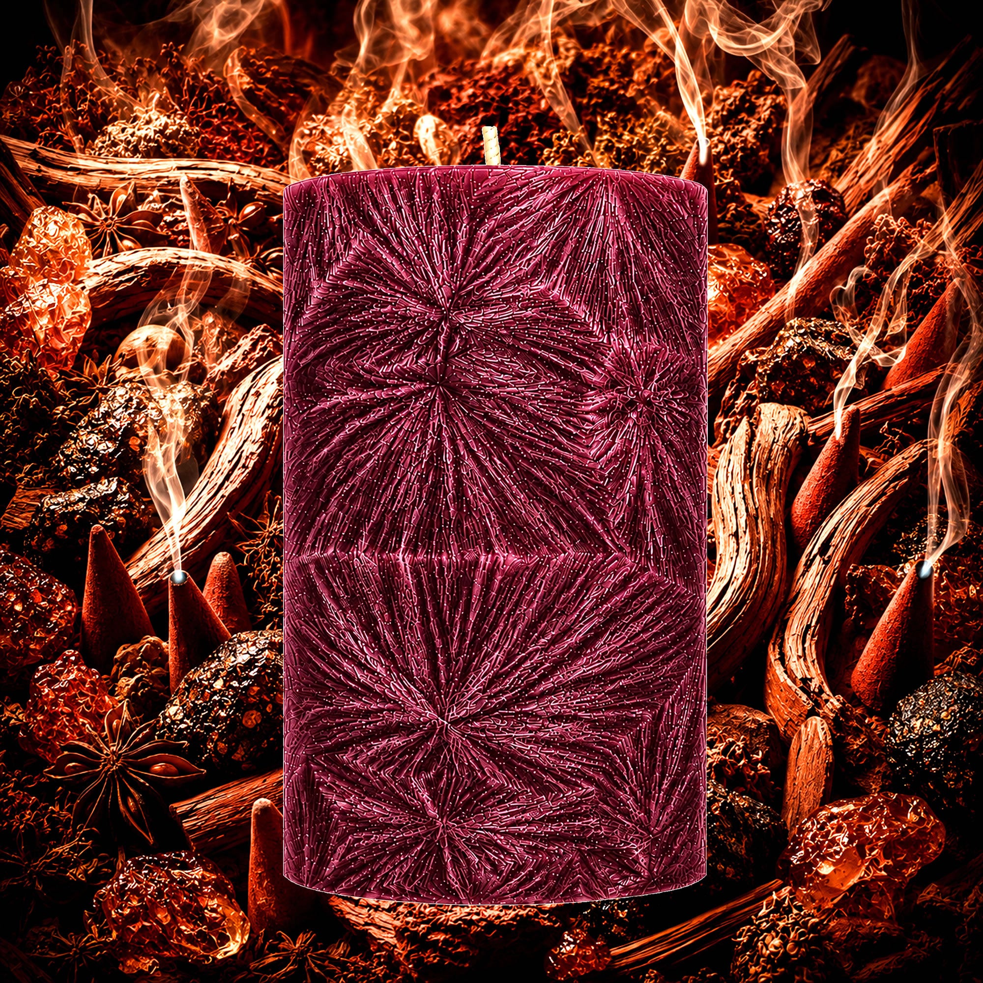Oriental Sandalwood Pillar Candle