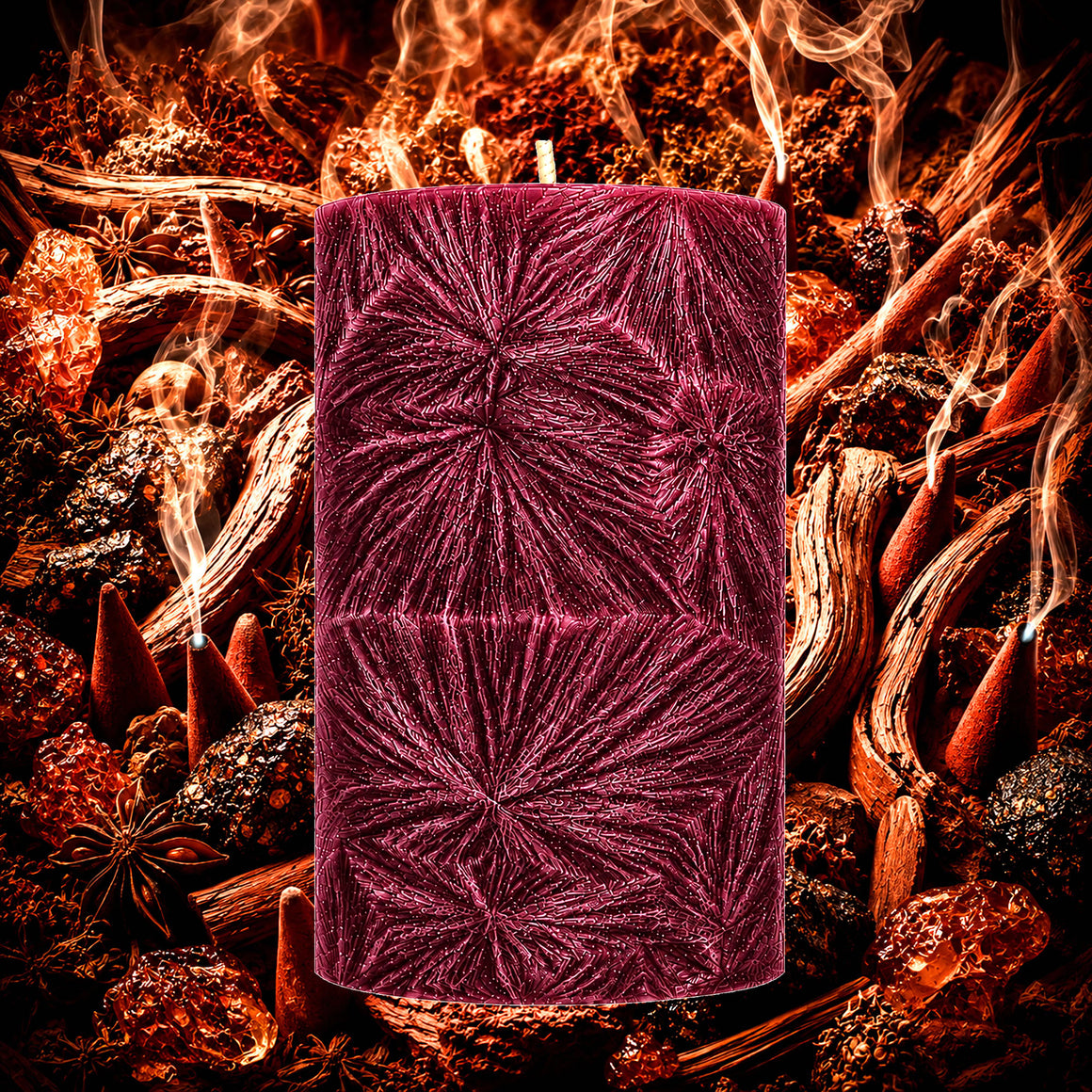Oriental Sandalwood Pillar Candle