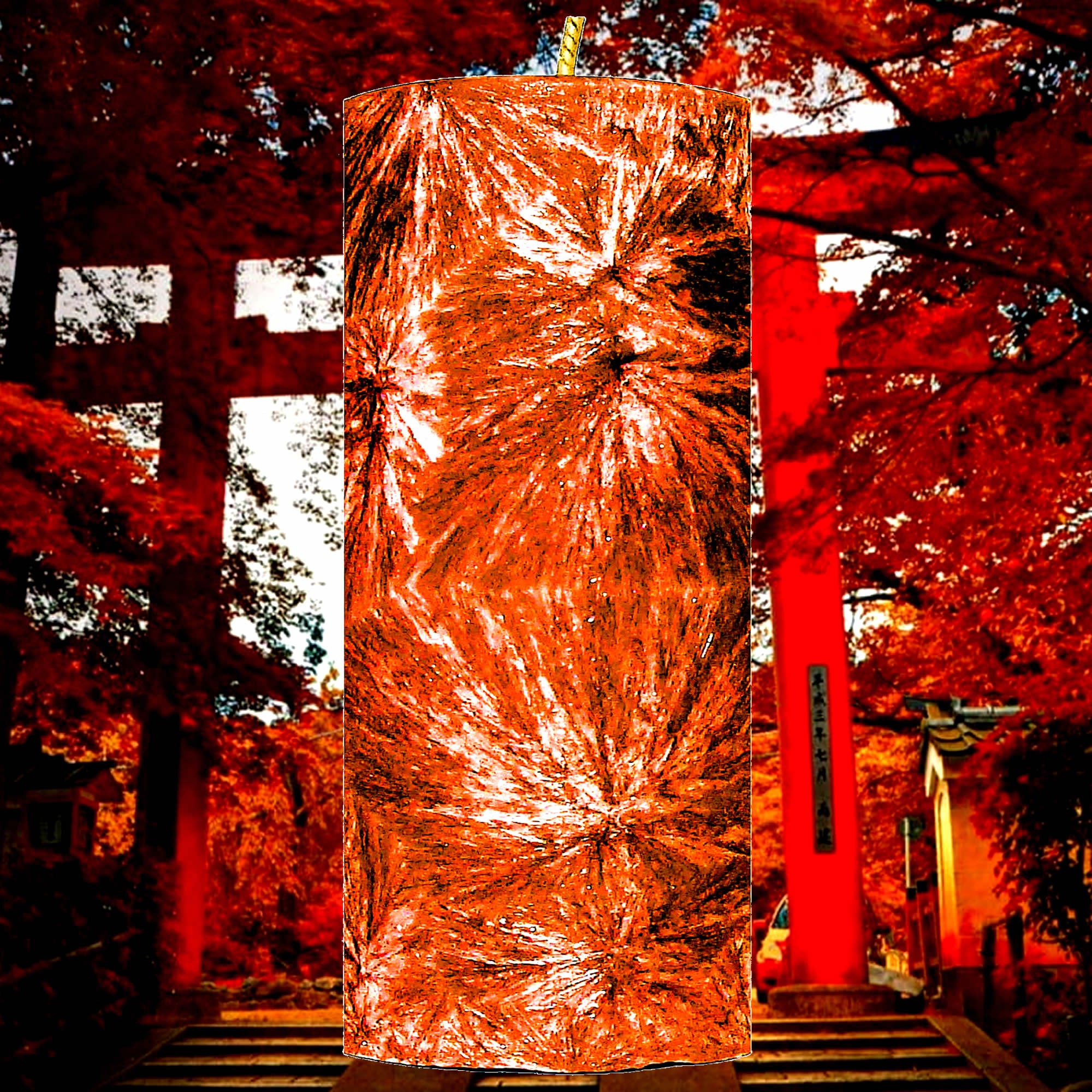 Oriental Sandalwood Pillar Candle – Plant-Based, Eco-Friendly, Vegan, Cruelty Free