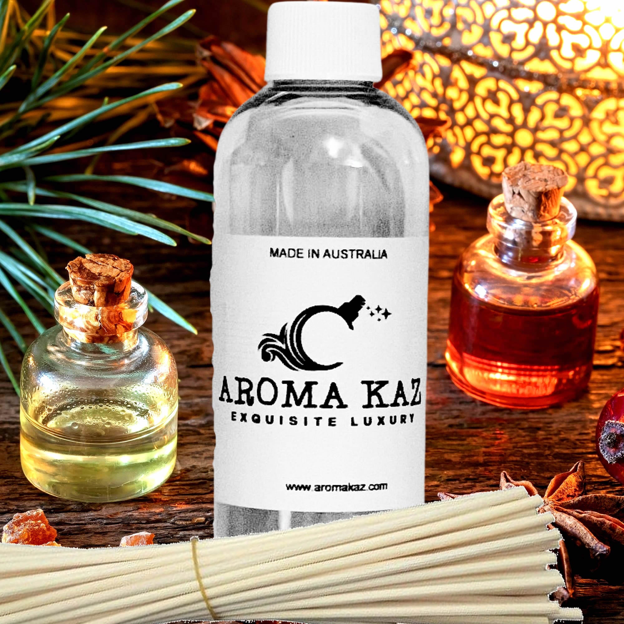 Oriental Myrrh & Musk Diffuser Fragrance Oil with Reeds – Vegan Cruelty-Free Home Aroma