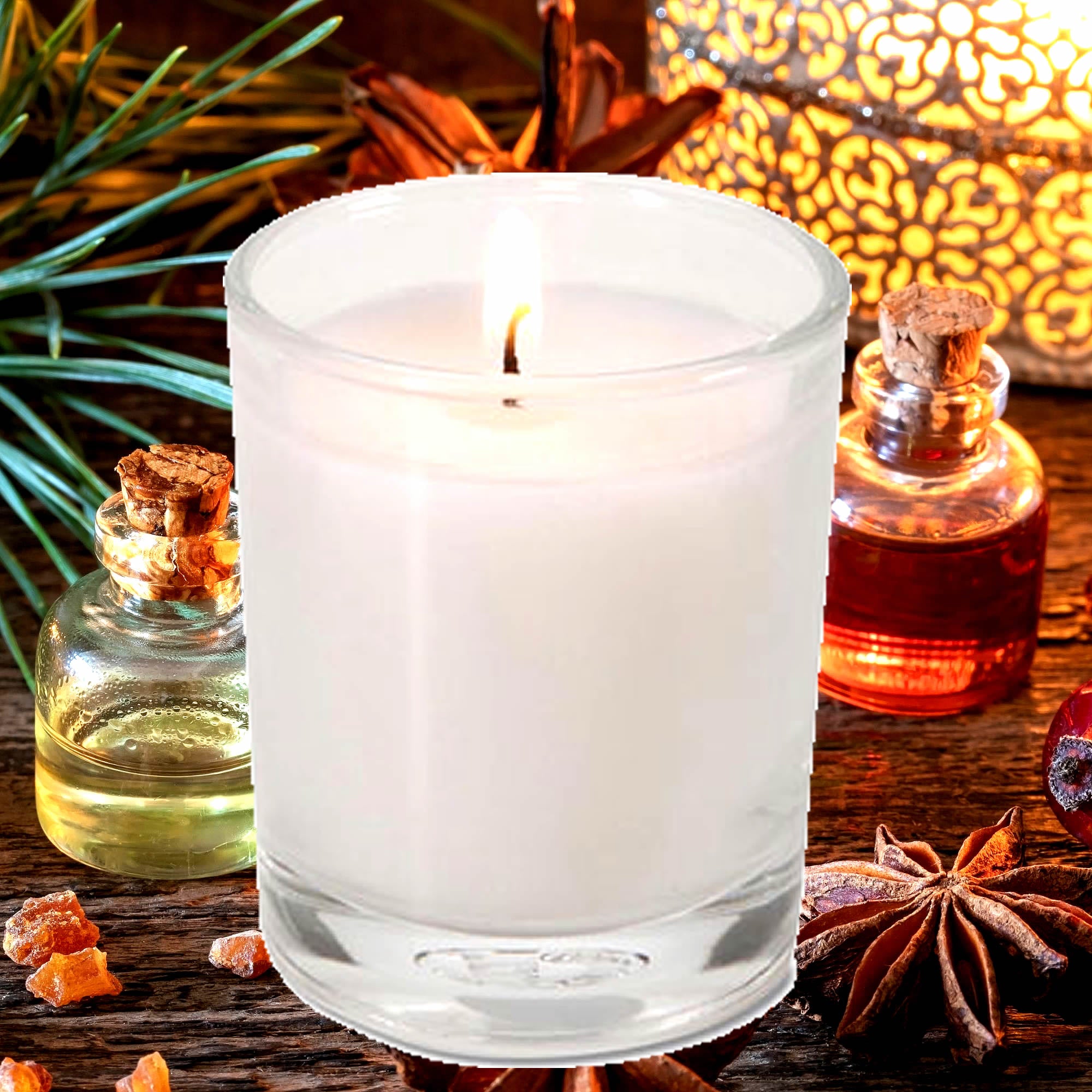 Oriental Myrrh & Musk Eco Soy Votive Candles – Clean Burn, Plant-Based, Vegan & Pet Safe