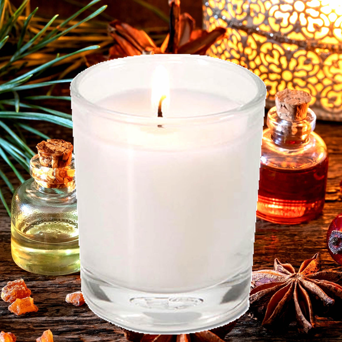 Oriental Myrrh & Musk Eco Soy Votive Candles – Clean Burn, Plant-Based, Vegan & Pet Safe