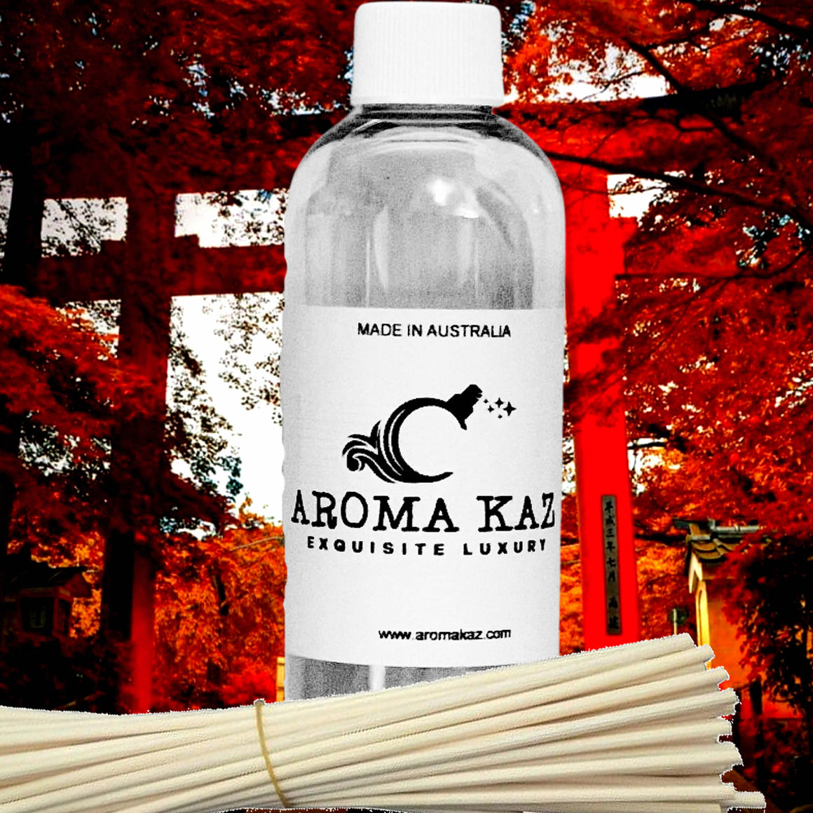 Oriental Sandalwood Diffuser Fragrance Oil with Reeds – Vegan Cruelty-Free Home Aroma