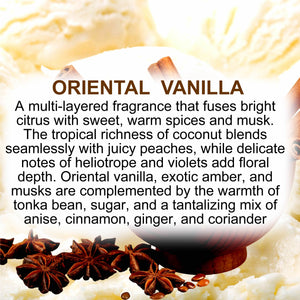 Oriental Vanilla Body Spray Mist - Vegan, Cruelty-Free, Alcohol-Free Perfume