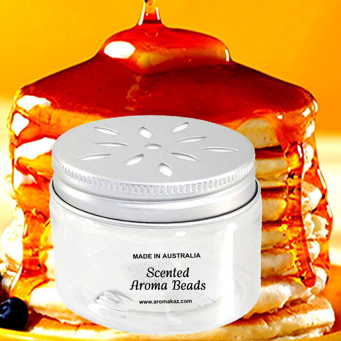 Pancakes & Maple Syrup Air Freshener Aroma Beads - Room, Car, Pantry, Pet Areas, Linen
