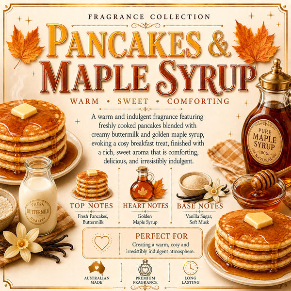 Pancakes & Maple Syrup Body Spray & Fragrance Mist | Vegan Australian ...