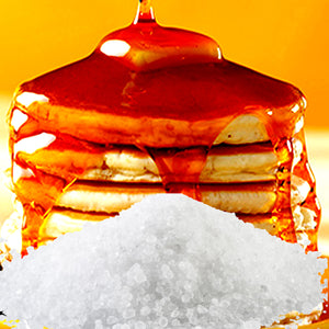 Pancakes & Maple Syrup Vegan bath salts and bath soak crystals, cruelty-free and made in Australia. Highly scented, suitable for women and men. Perfect relaxation gift for him or her.