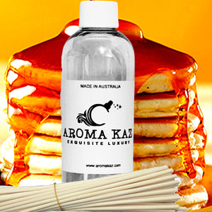 Pancakes & Maple Syrup Diffuser Fragrance Oil Refill – Vegan, Cruelty-Free, Made in Australia – Long-Lasting Air Freshener for use with Rattan Reeds – Not for Electric Diffusers
