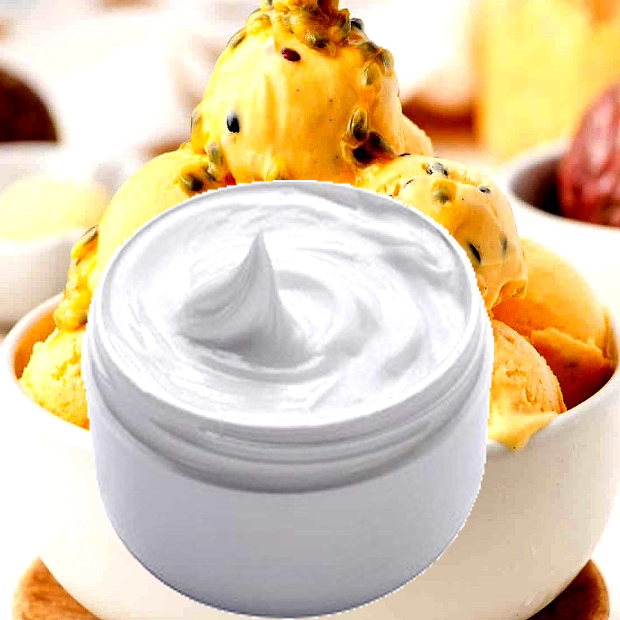 Passion Fruit Ice Cream Body & Hand Cream Vegan Cruelty-Free Moisturiser
