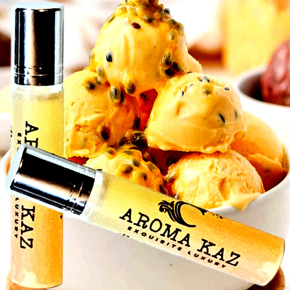 Passion Fruit Ice Cream Roll-On Perfume Plant-Based Vegan Cruelty Free