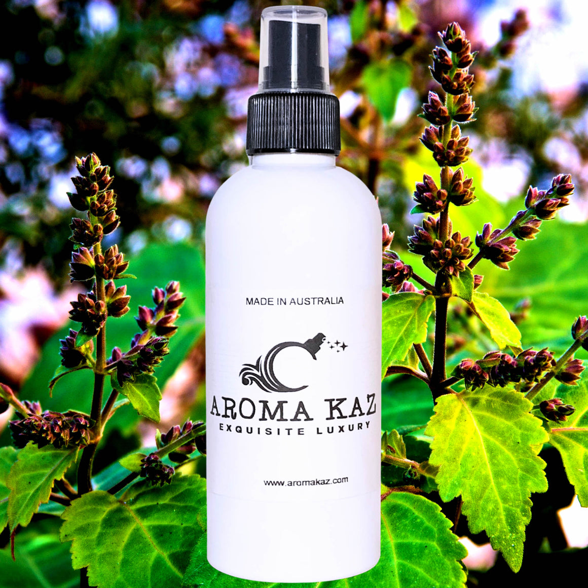 Patchouli & Lavender Body Spray Mist – vegan, cruelty-free body spray featuring fresh floral lavender and earthy patchouli, handmade in Australia.
