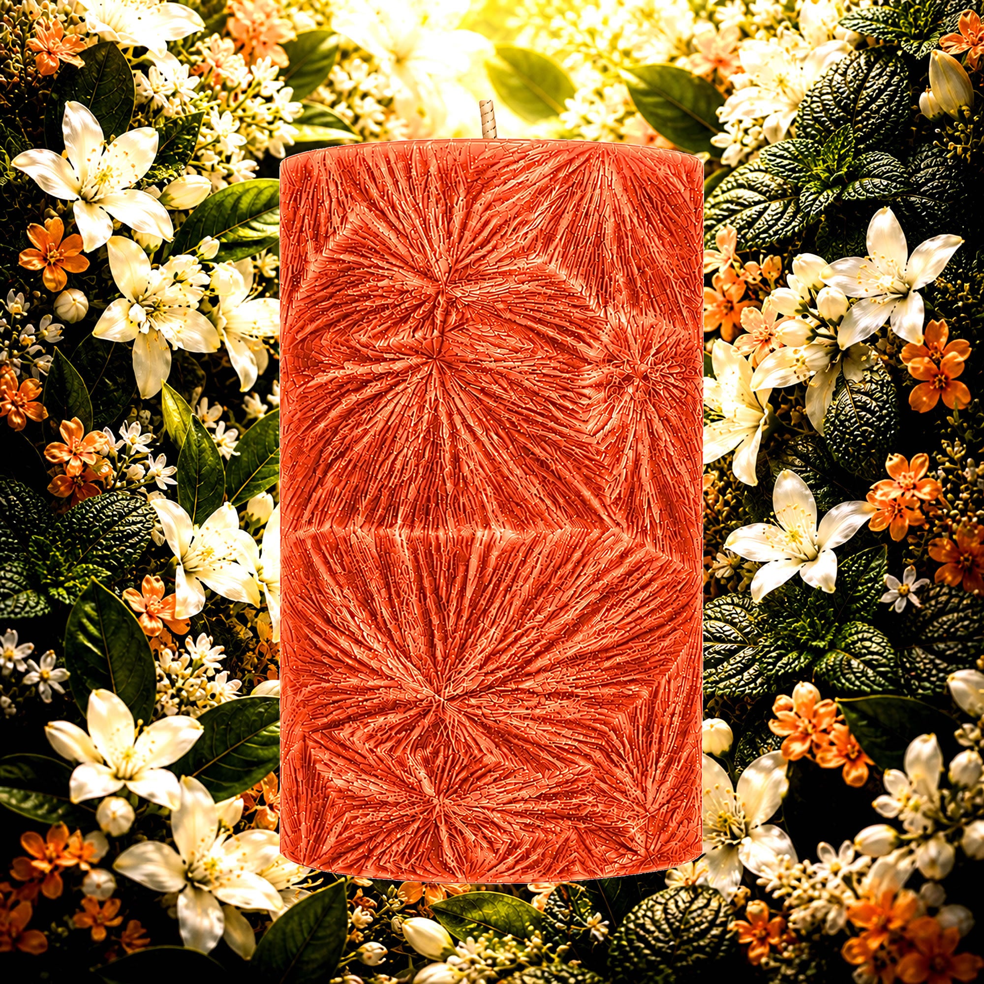 Patchouli Neroli Blossoms Pillar Candle