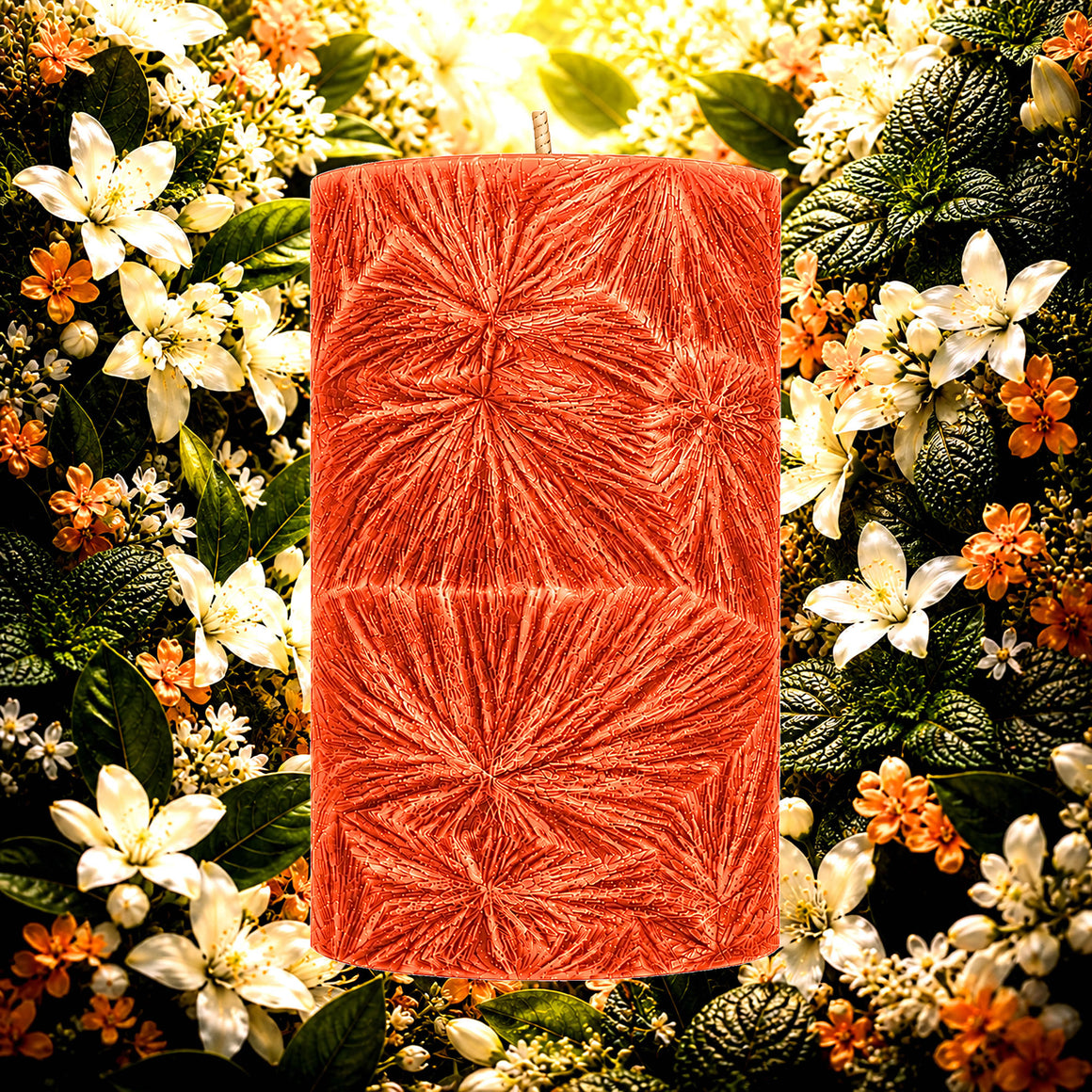 Patchouli Neroli Blossoms Pillar Candle