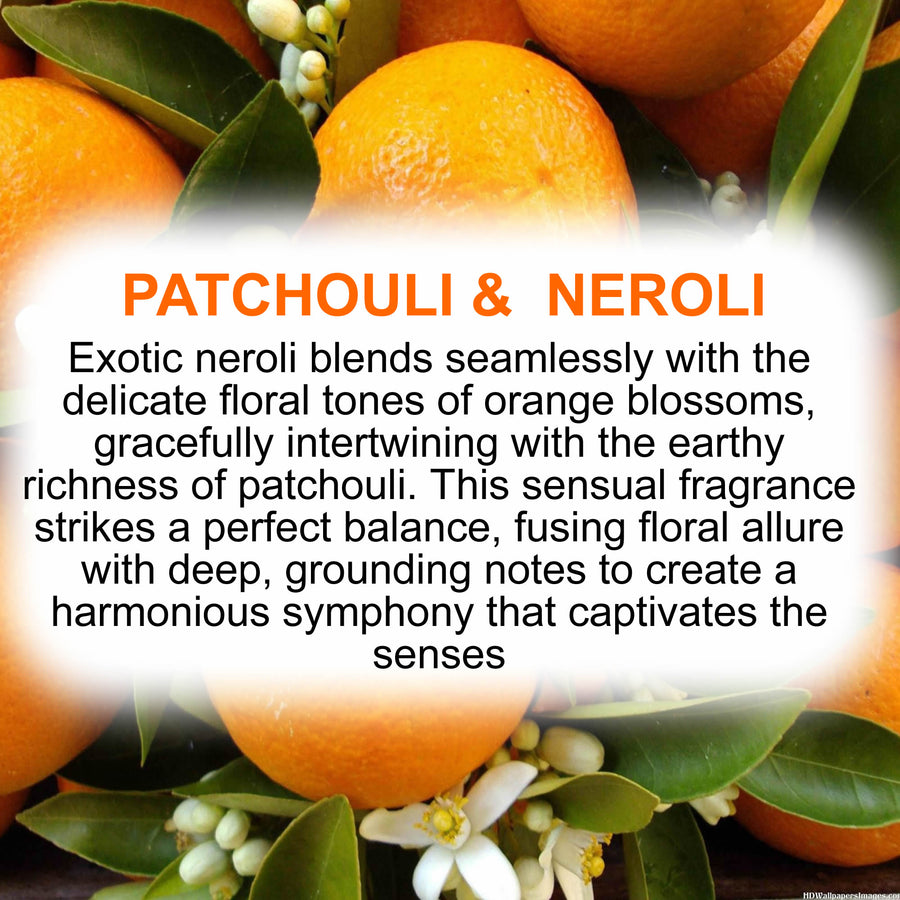 Patchouli Neroli Blossoms Eco Soy Votive Candles – Clean Burn, Plant-Based, Vegan & Pet Safe