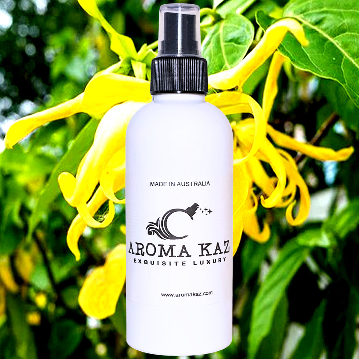 Patchouli & Ylang Ylang Body Spray Mist – vegan, cruelty-free body spray featuring earthy patchouli and sensual exotic ylang ylang florals, handmade in Australia.