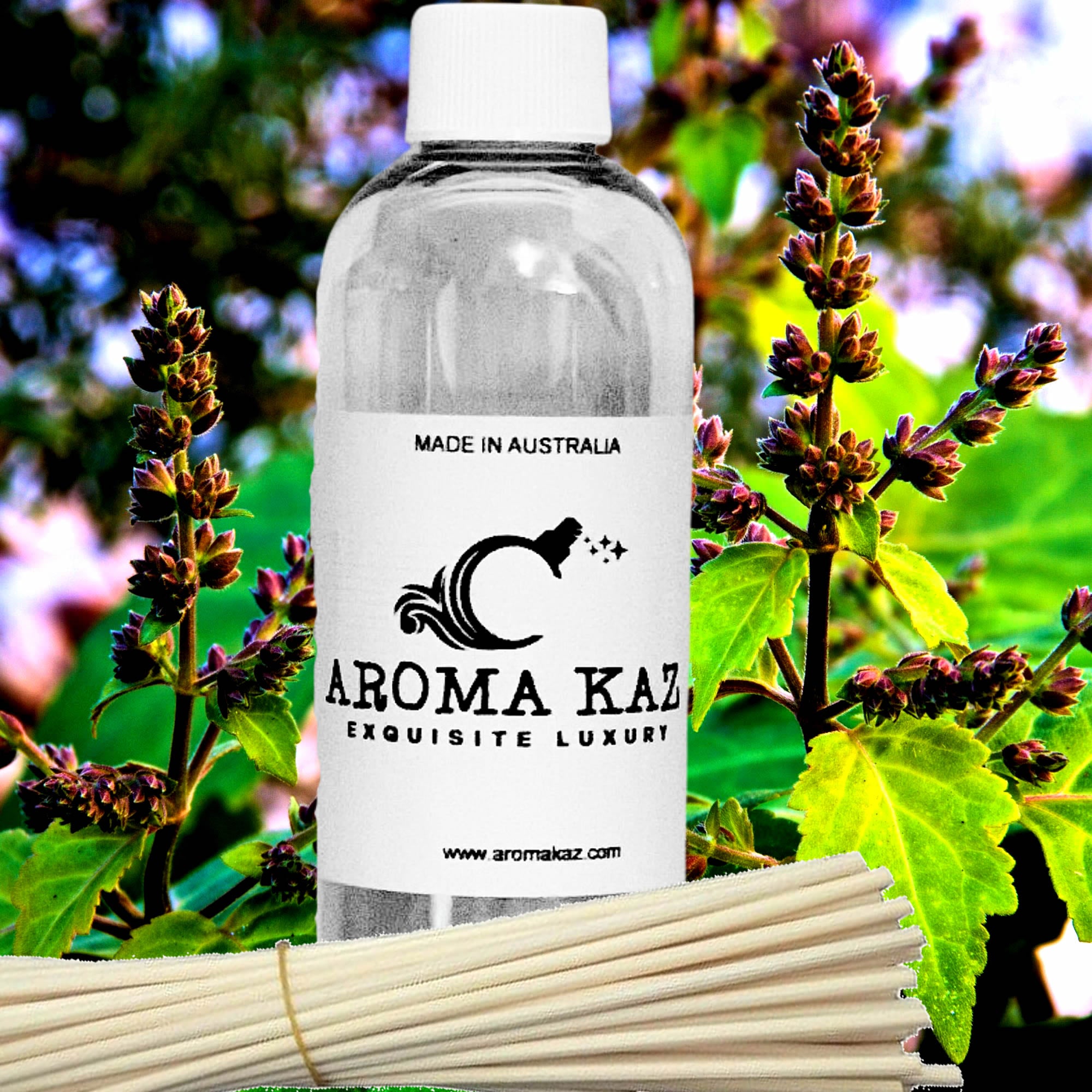 Patchouli & Lavender Diffuser Fragrance Oil with Reeds – Vegan Cruelty-Free Home Aroma