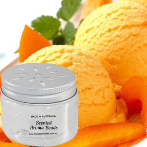 Peach Ice Cream Scented Aroma Beads Room/Car Air Freshener