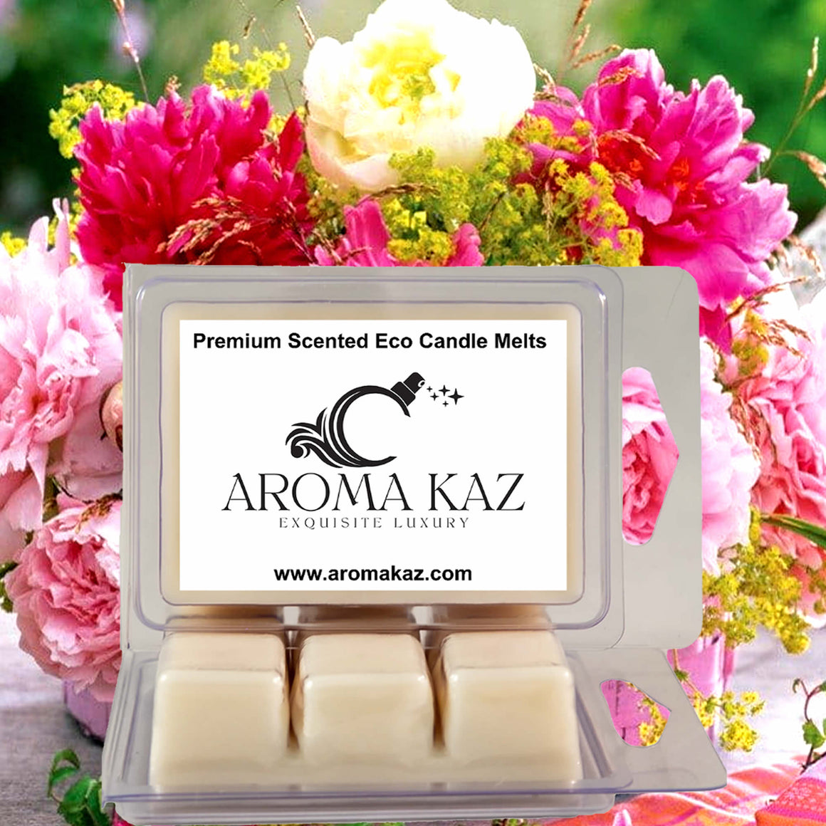 Peony Rose Soy Wax Melts – Hand-Poured, Plant-Based & Vegan