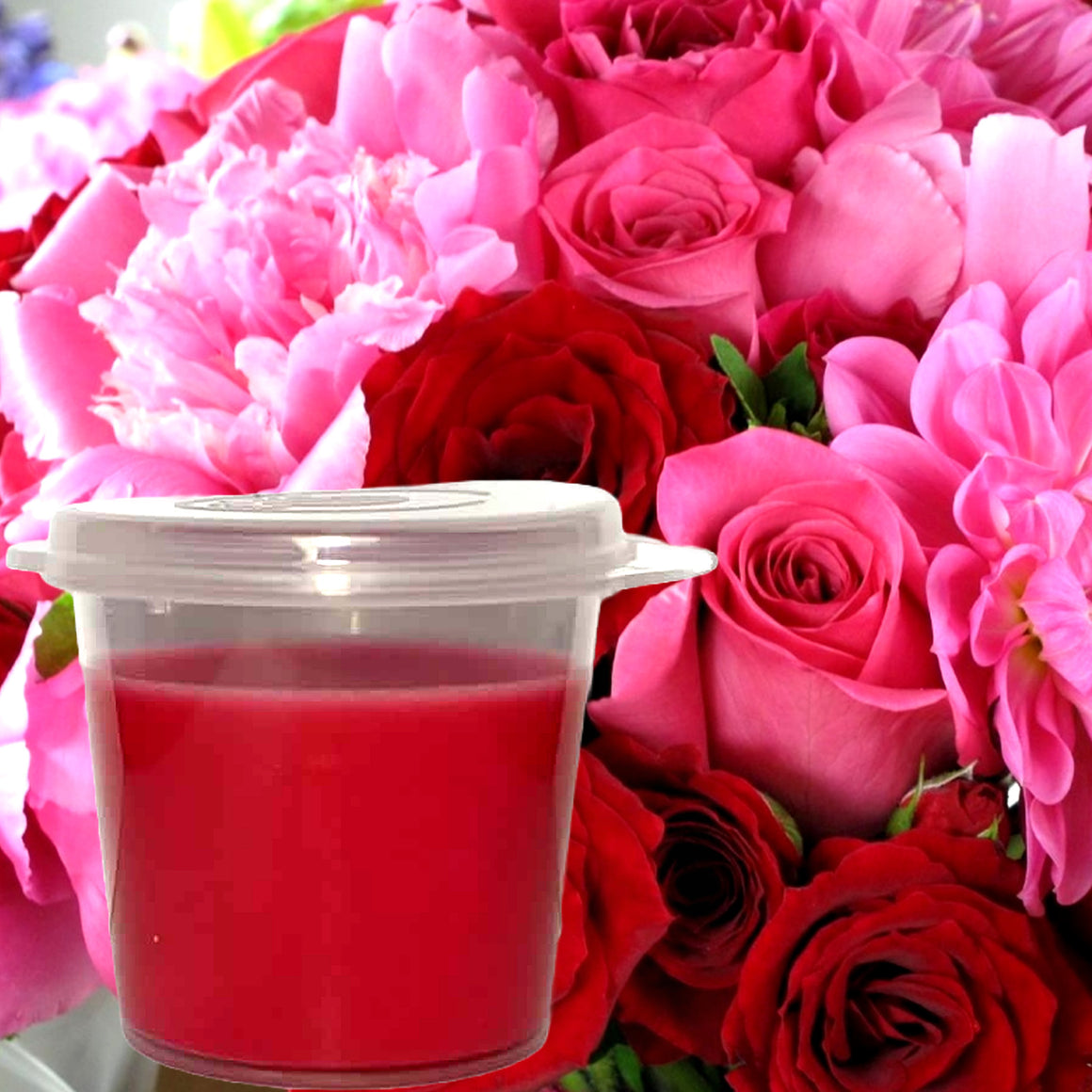 Peony Rose Eco Soy Shot Pot Candle Melts