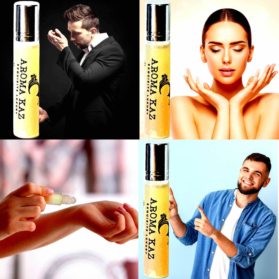 Cold Water Passion For Men Fragrance Roll On – vegan, cruelty-free perfume roll on featuring a fresh, cool aquatic masculine aroma, handmade in Australia.