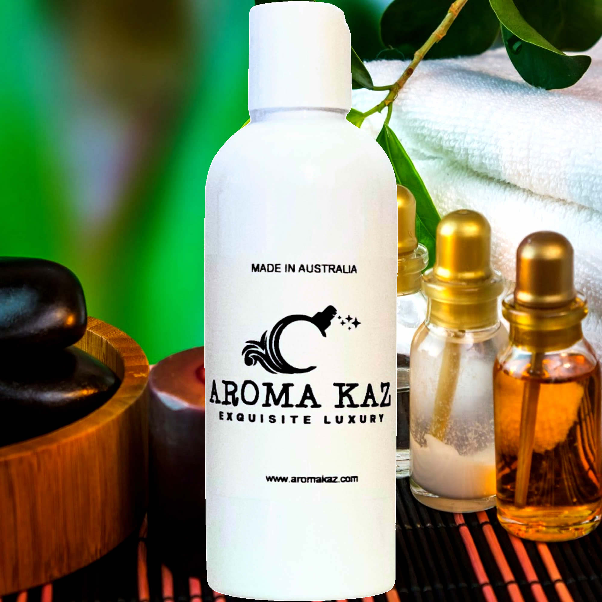 Persian Musk Body Massage Oil – vegan, cruelty-free, plant-based hydrating oil with smooth sensual musk and warm eastern notes, handmade in Australia.
