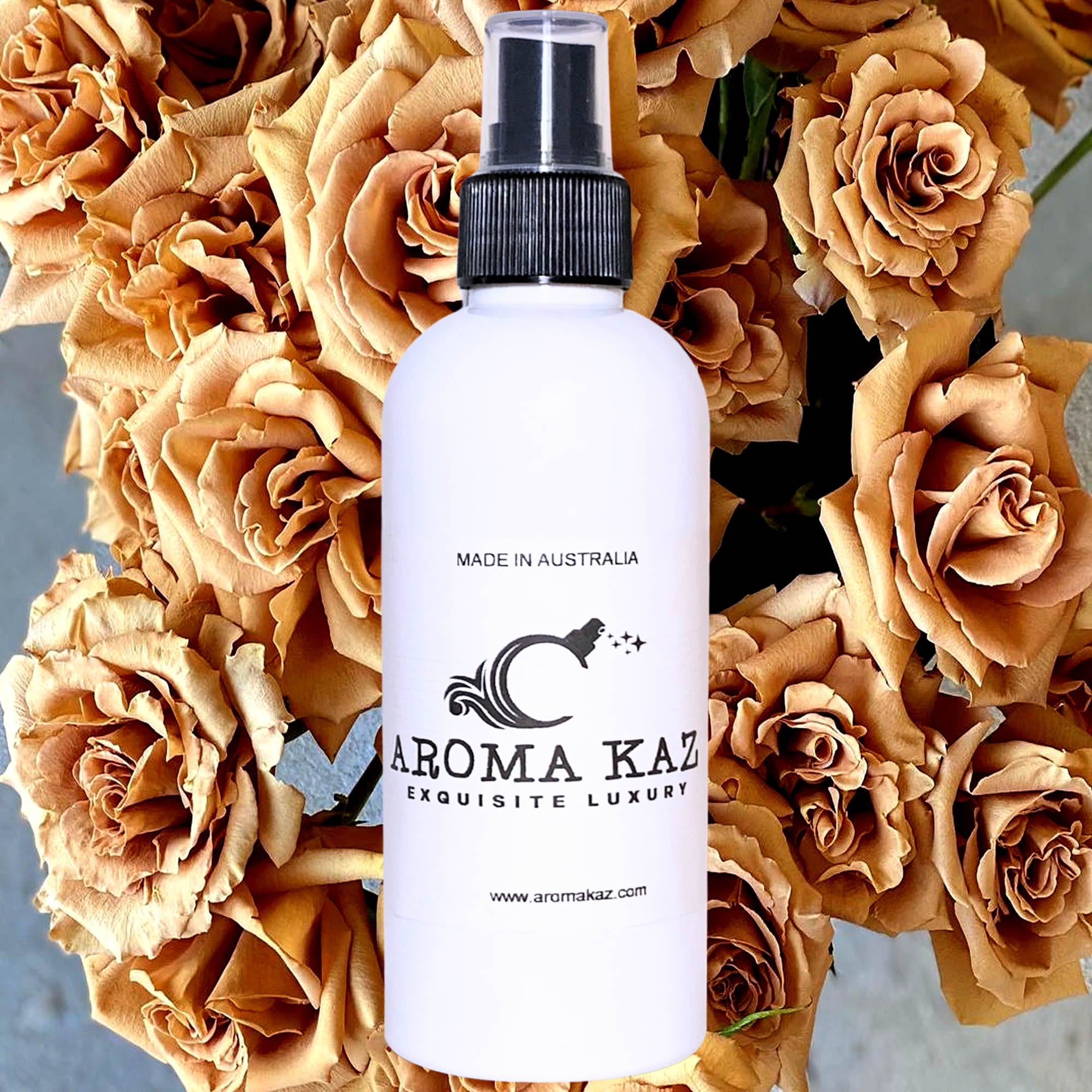 Persian Roses Body Spray Mist – vegan, cruelty-free body spray featuring lush exotic roses and rich exotic spice warmth, handmade in Australia.