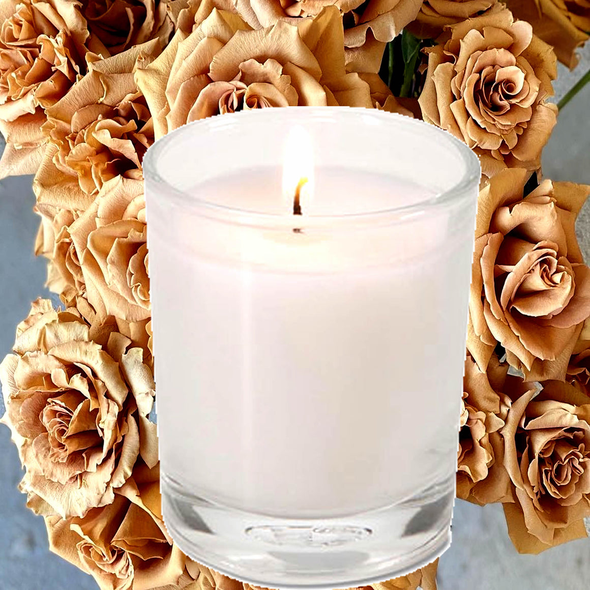 Persian Roses Eco Soy Votive Candles – Clean Burn, Plant-Based, Vegan & Pet Safe
