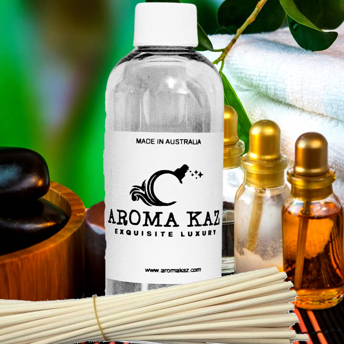 Persian Musk Diffuser Fragrance Oil with Reeds – Vegan Cruelty-Free Home Aroma