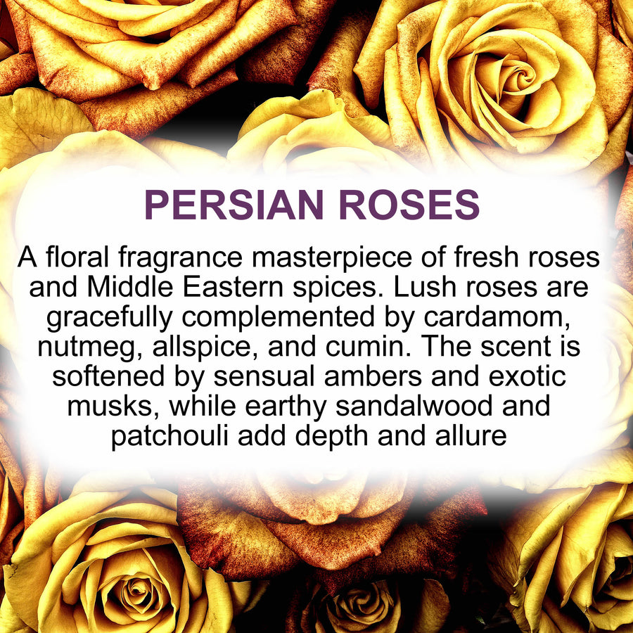 Persian Roses Eco Soy Votive Candles – Clean Burn, Plant-Based, Vegan & Pet Safe