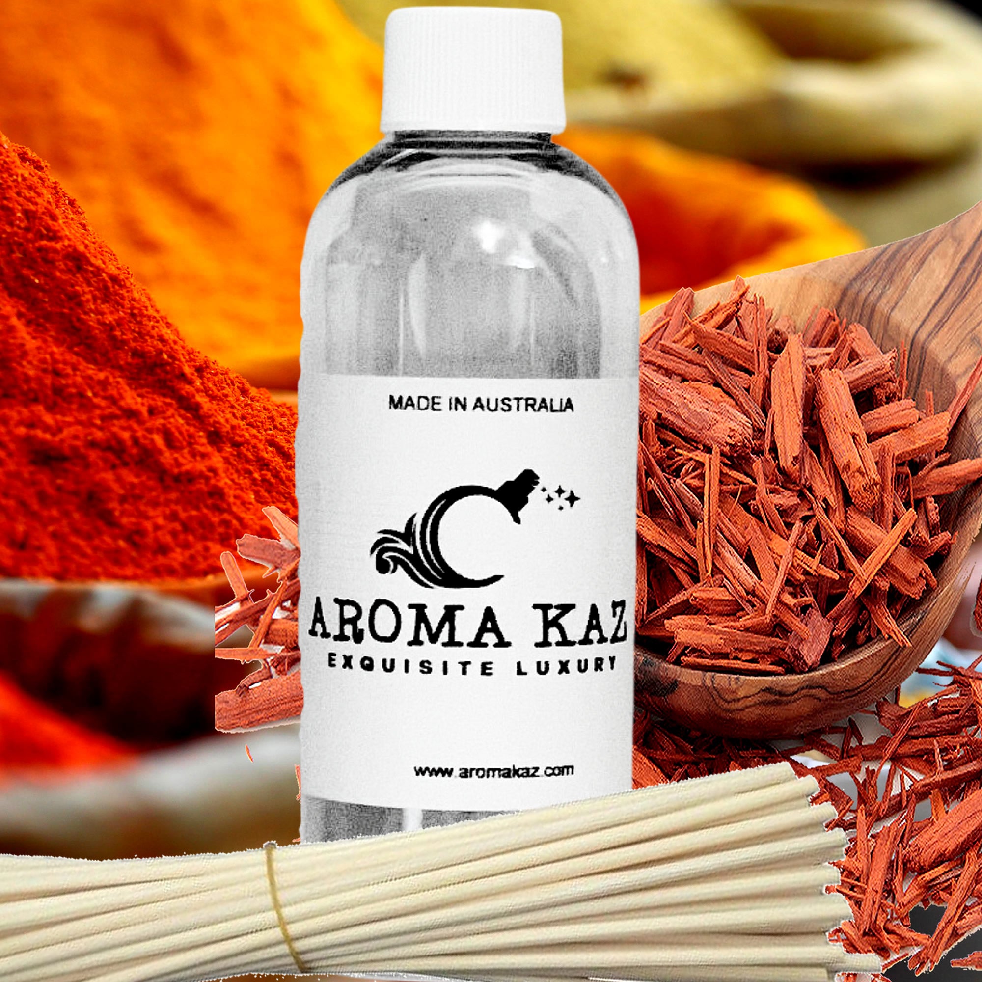 Persian Sandalwood Diffuser Fragrance Oil with Reeds – Vegan Cruelty-Free Home Aroma