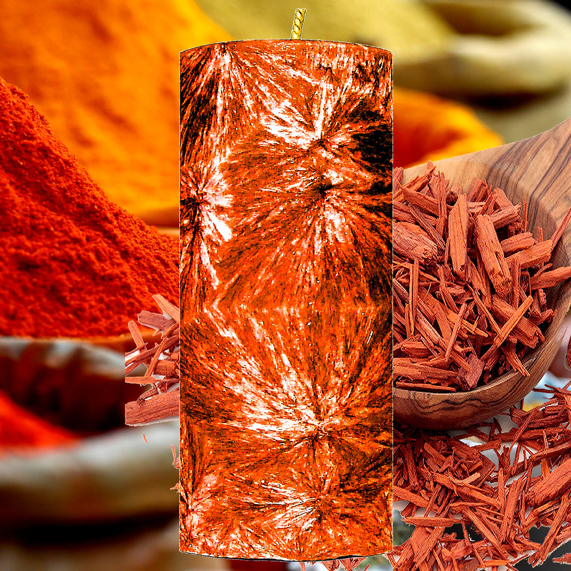 Persian Sandalwood Pillar Candle – Plant-Based, Eco-Friendly, Vegan, Cruelty Free