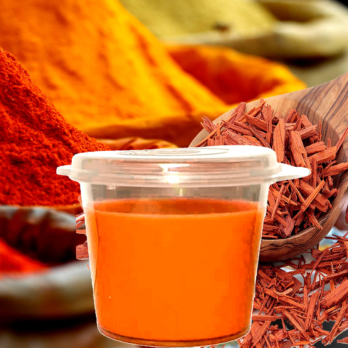 Persian Sandalwood Soy Candle Melt Shot Pots – Plant-Based, Vegan, Cruelty-Free, Hand-Poured