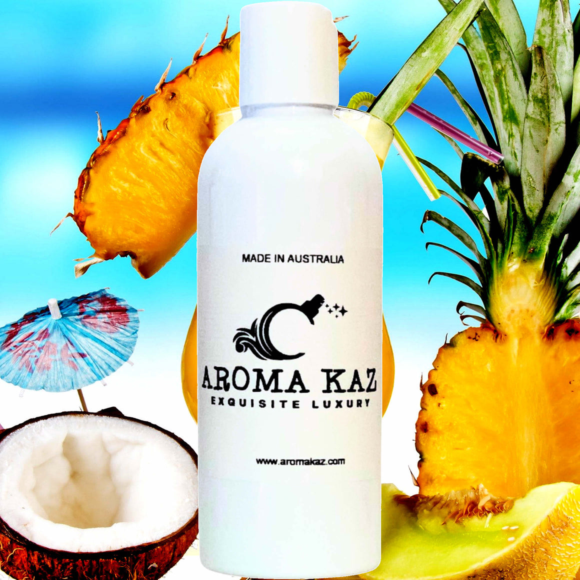 Pina Colada Body Wash/Shower Gel/Bubble Bath Plant Based Vegan Cruelty Free