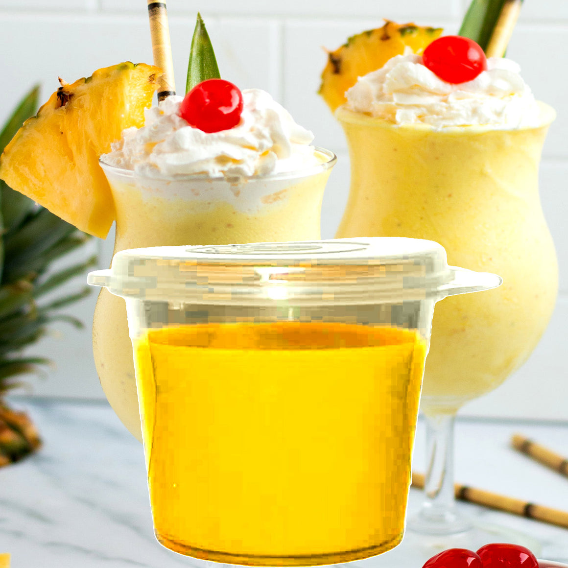 Pineapple Milkshake eco soy wax melts – vegan, cruelty-free featuring creamy pineapple dessert aroma, handmade in Australia.