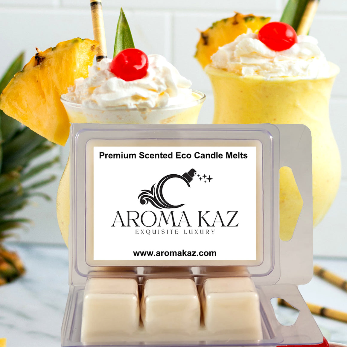 Pineapple Milkshake eco soy wax melts – vegan, cruelty-free featuring creamy pineapple dessert aroma, handmade in Australia.