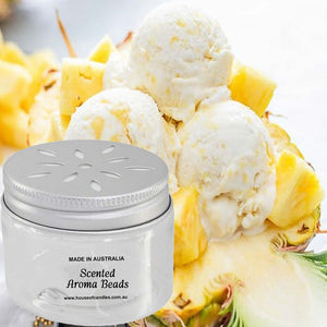 Pineapple Ice Cream Scented Aroma Beads Room/Car Air Freshener