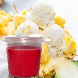 Pineapple Ice Cream Eco Soy Shot Pot Candle Wax Melts