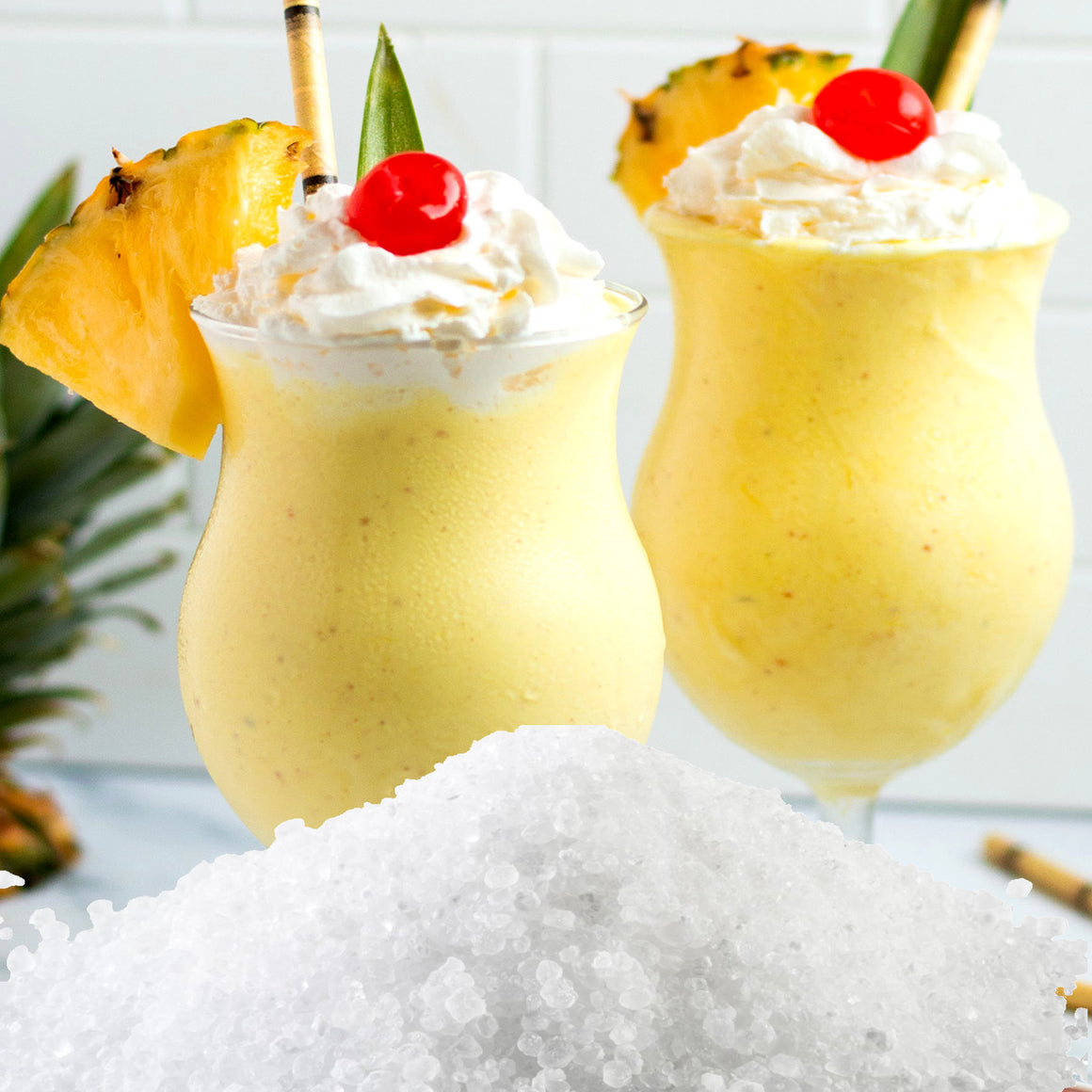 Pineapple Milkshake Vegan bath salts and bath soak crystals, cruelty-free and made in Australia. Highly scented, suitable for women and men. Perfect relaxation gift for him or her.