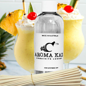 Pineapple Milkshake Diffuser Fragrance Oil Refill – Vegan, Cruelty-Free, Made in Australia – Long-Lasting Air Freshener for use with Rattan Reeds – Not for Electric Diffusers