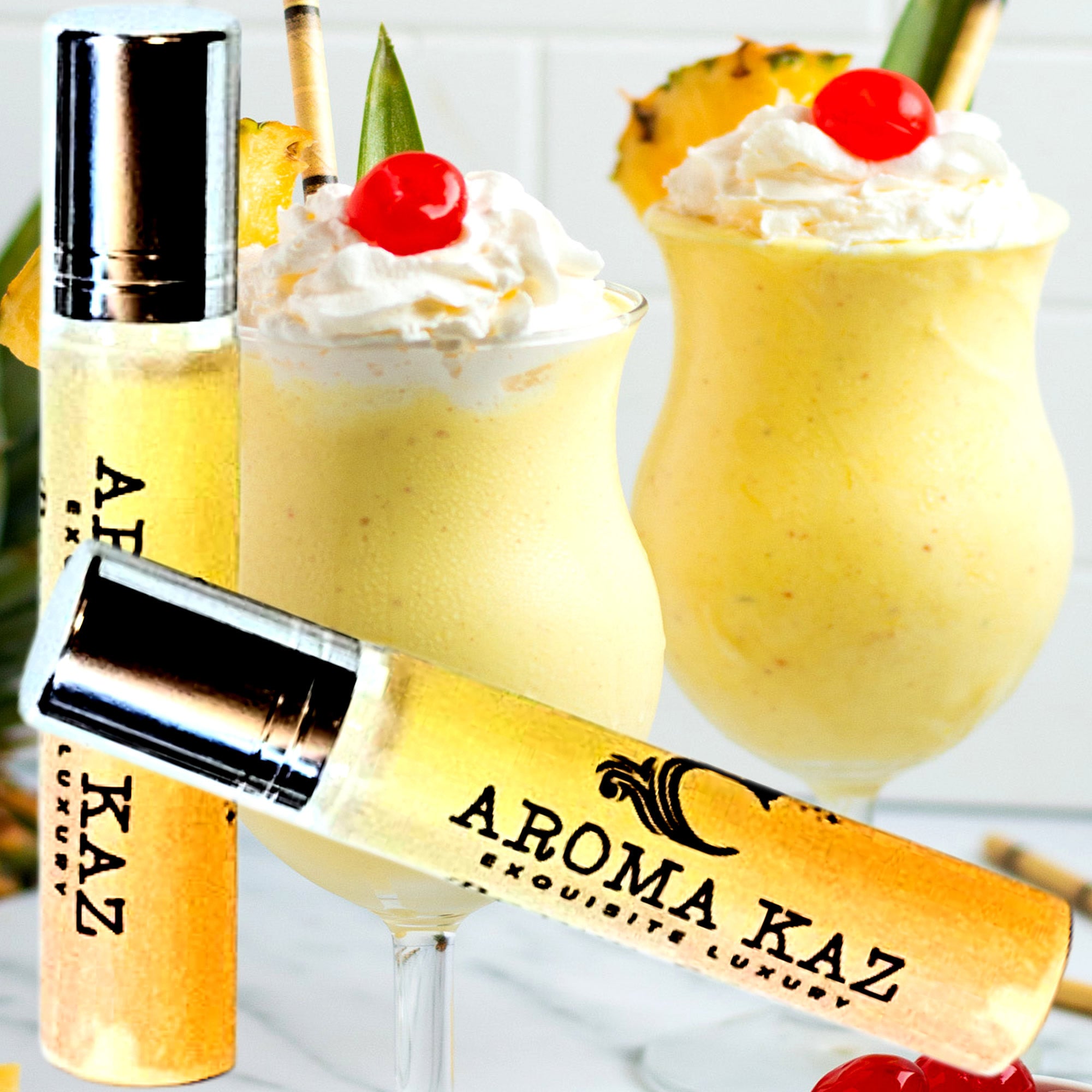 Pineapple Milkshake Roll-On Perfume Plant-Based Vegan Cruelty Free