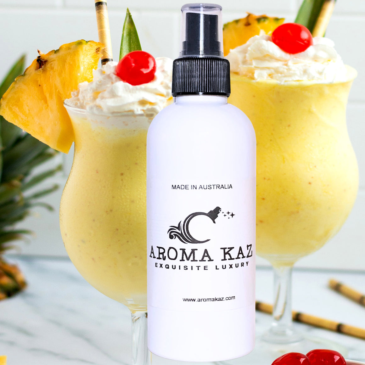 Pineapple Milkshake Car Air Freshener Spray – Plant-Based, Vegan, Cruelty-Free & Pet Safe
