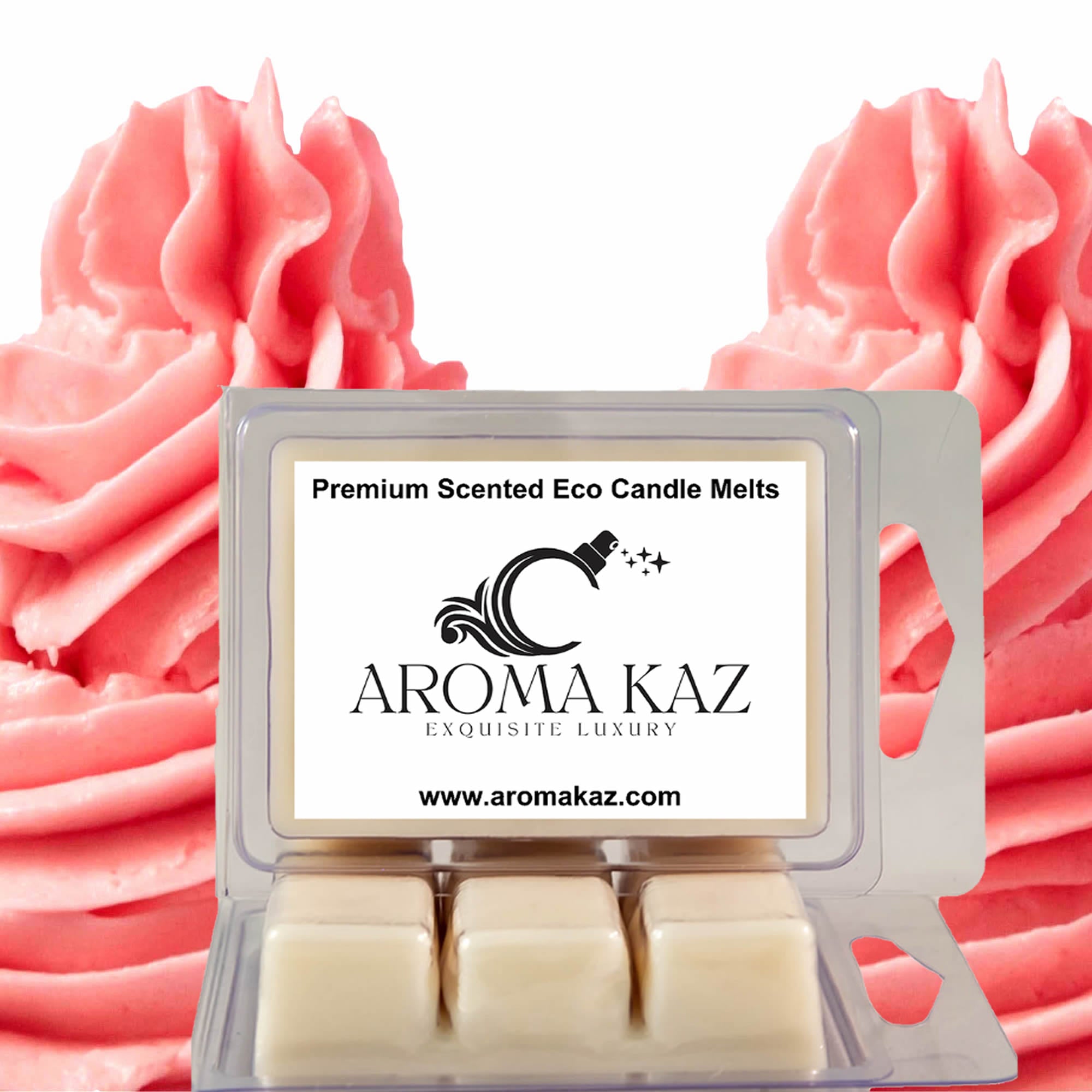 Pink Butter Icing eco soy wax melts – vegan, cruelty-free featuring sweet pink sugar and vanilla frosting aroma, handmade in Australia.