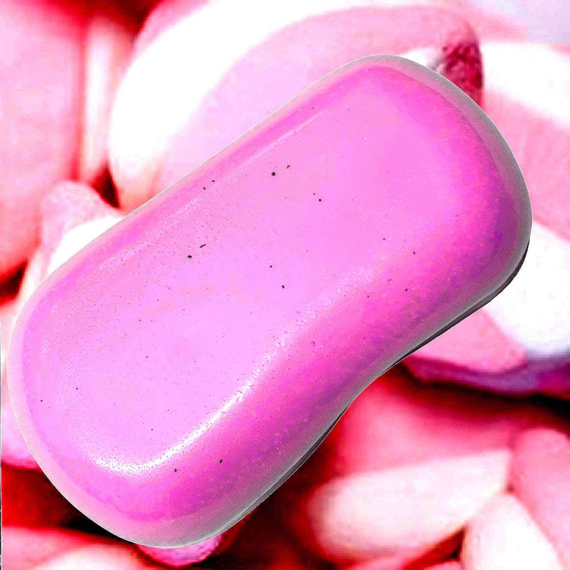Pink Marshmallow Soap Bars Plant Based – vegan, cruelty-free featuring soft fluffy strawberry marshmallow sweetness, handmade in Australia.