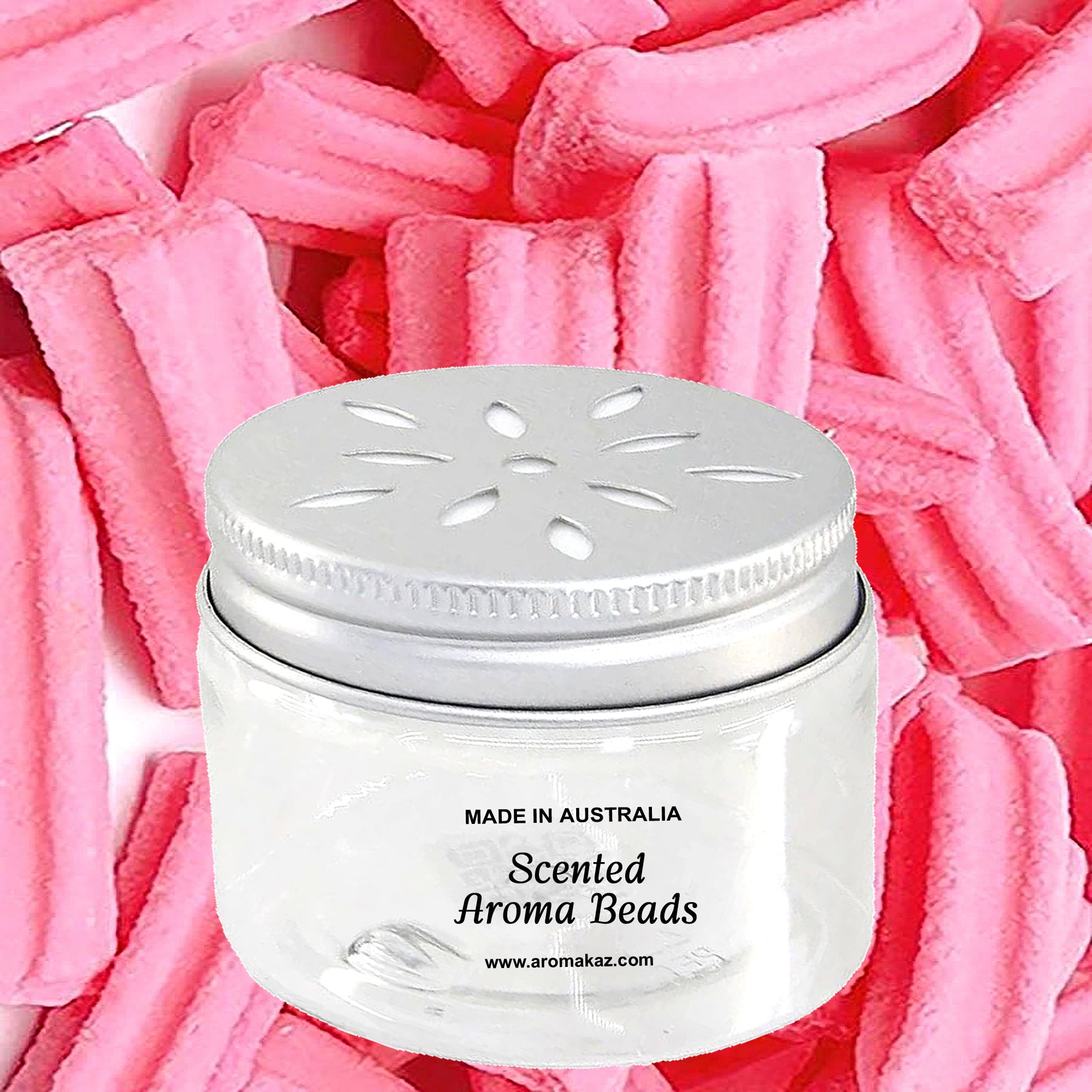 Pink Musk Stick Air Freshener Aroma Beads - Room, Car, Pantry, Pet Areas, Linen