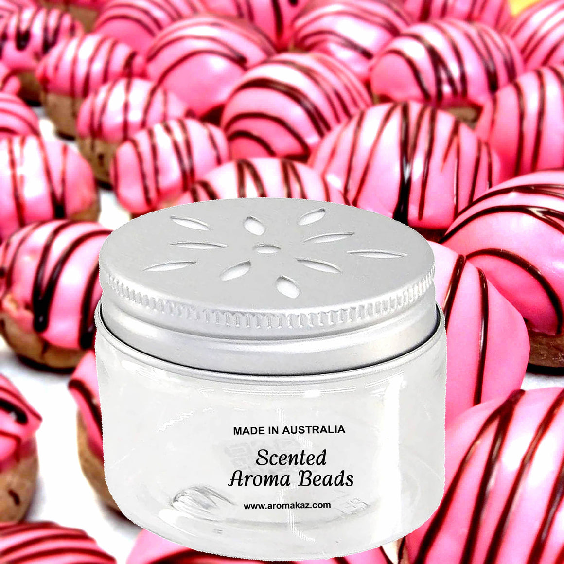 Pink Sugar & Chocolate Air Freshener Aroma Beads - Room, Car, Pantry, Pet Areas, Linen