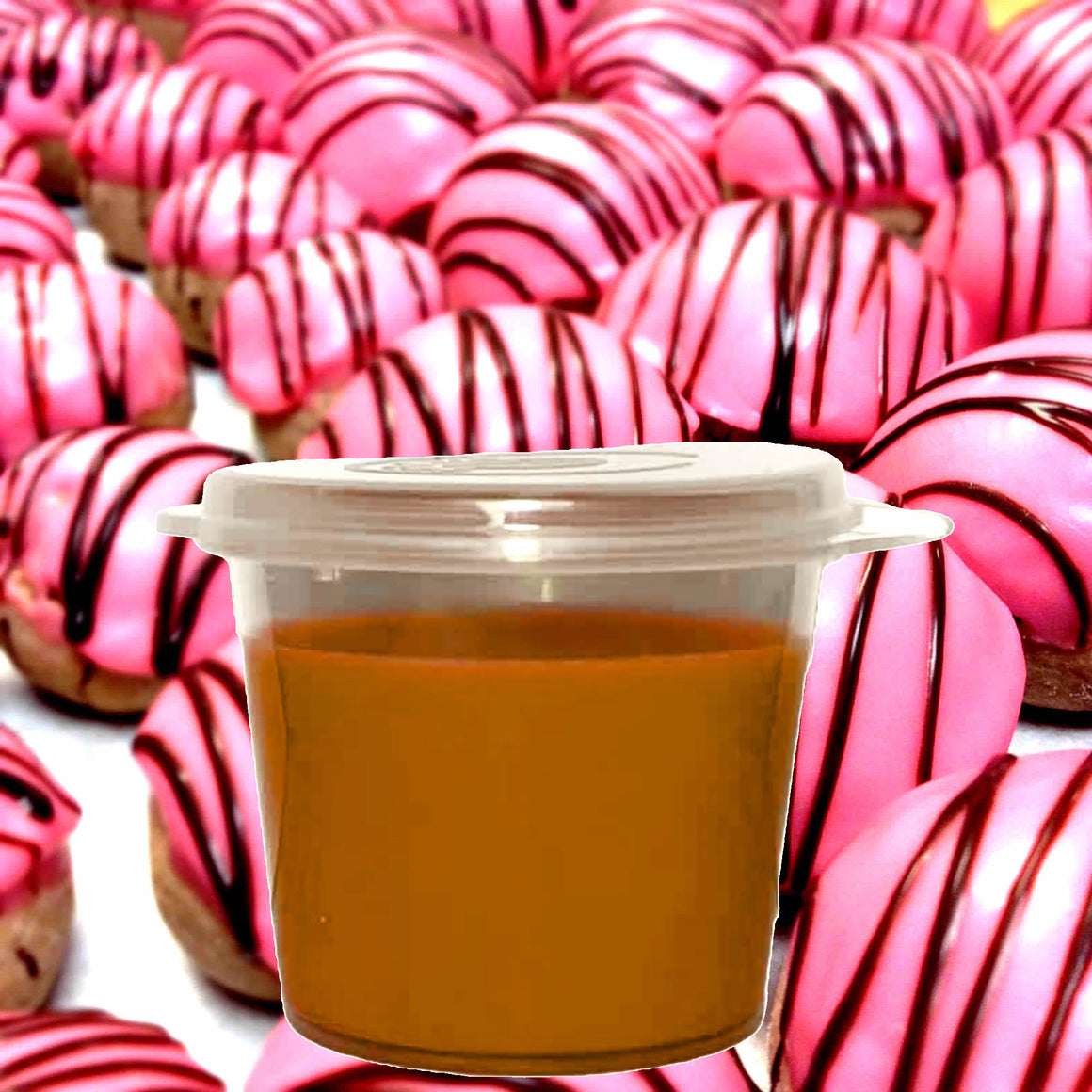 Pink Sugar & Chocolate eco soy wax melts – vegan, cruelty-free featuring sweet pink sugar and rich chocolate notes, handmade in Australia.