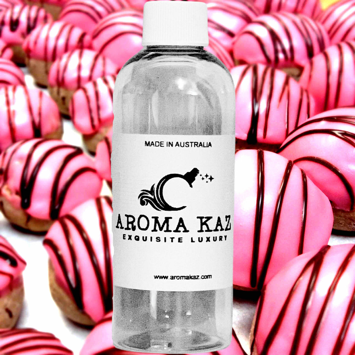 Pink Sugar & Chocolate fragrance oil for candle making, soap making and perfume blending – vegan, cruelty-free featuring sweet pink sugar and rich chocolate notes, handmade in Australia.