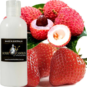 Pink Lychee Scented Bath Body Massage Oil
