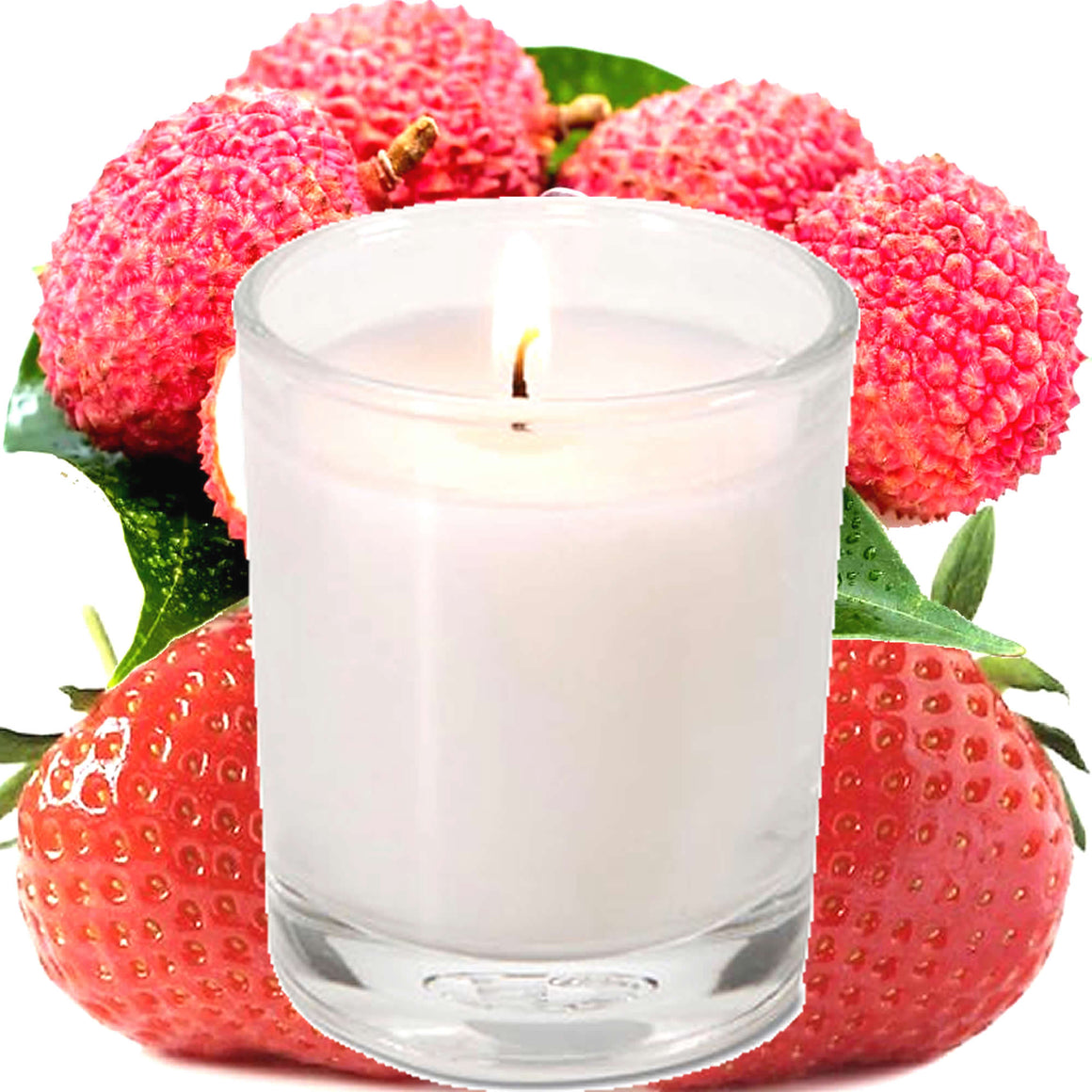 Pink Lychee Eco Soy Votive Candles – Clean Burn, Plant-Based, Vegan & Pet Safe